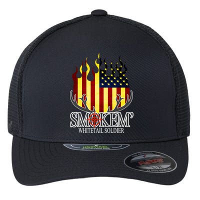 Smokem Whitetail Soldier Flexfit Unipanel Trucker Cap