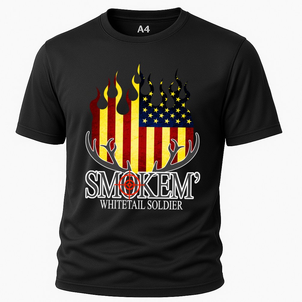 Smokem Whitetail Soldier Cooling Performance Crew T-Shirt