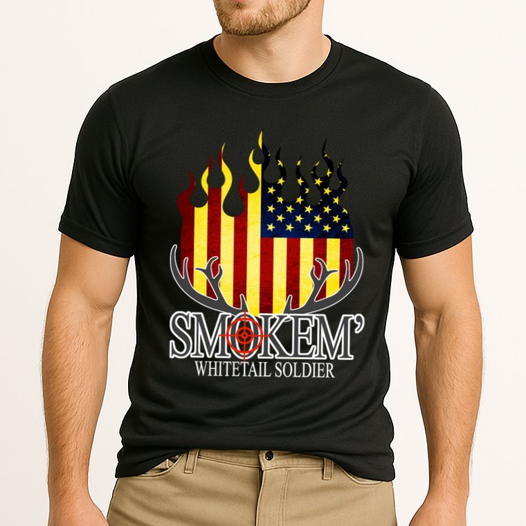 Smokem Whitetail Soldier Cooling Performance Crew T-Shirt