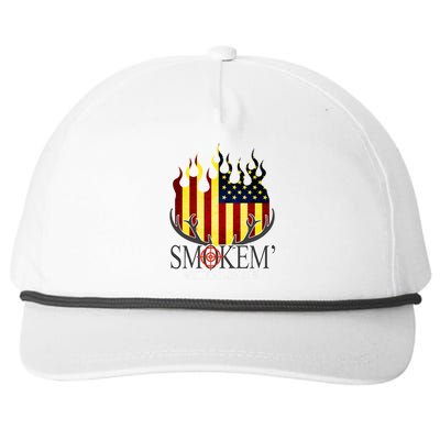 Smokem Whitetail Soldier Snapback Five-Panel Rope Hat