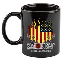 Smokem Whitetail Soldier 11oz C Handle Ceramic Mug