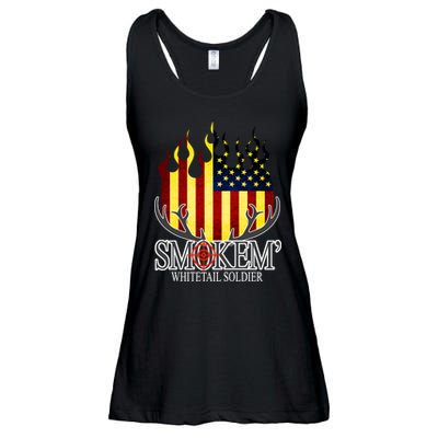 Smokem Whitetail Soldier Ladies Essential Flowy Tank
