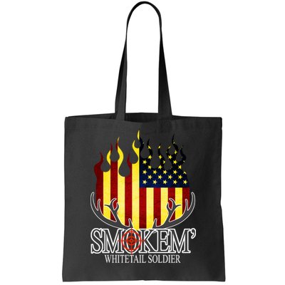 Smokem Whitetail Soldier Tote Bag