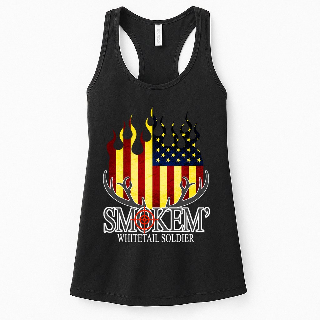 Smokem Whitetail Soldier Womens Tank Top