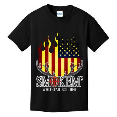 Smokem Whitetail Soldier Kids T-Shirt