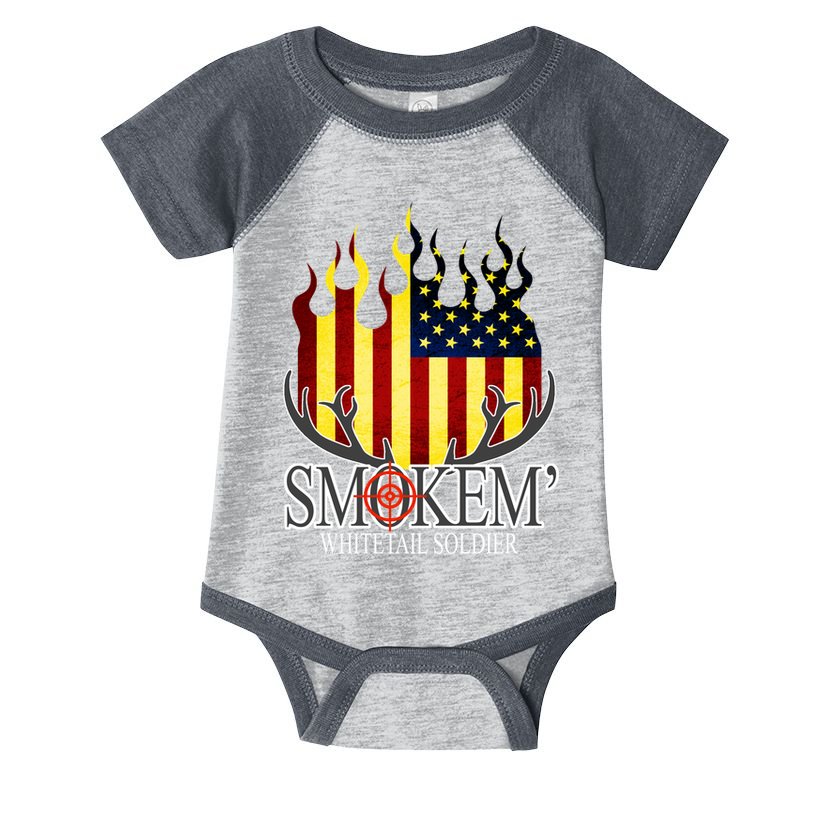 Smokem Whitetail Soldier Infant Baby Jersey Bodysuit