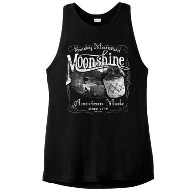 Smokey Mountain Moonshine Ladies PosiCharge Tri-Blend Wicking Tank