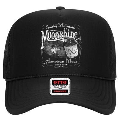 Smokey Mountain Moonshine High Crown Mesh Back Trucker Hat