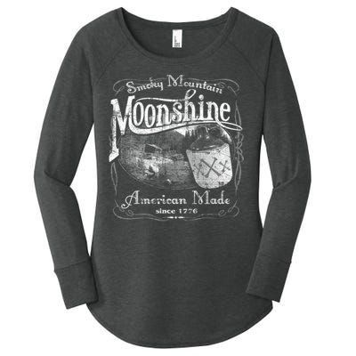 Smokey Mountain Moonshine Women's Perfect Tri Tunic Long Sleeve Shirt