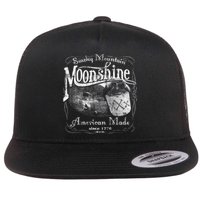 Smokey Mountain Moonshine Flat Bill Trucker Hat