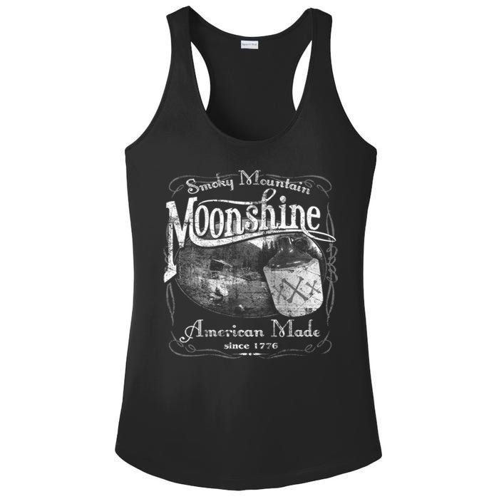 Smokey Mountain Moonshine Ladies PosiCharge Competitor Racerback Tank