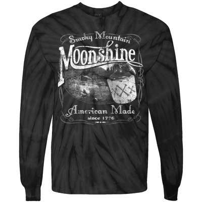 Smokey Mountain Moonshine Tie-Dye Long Sleeve Shirt