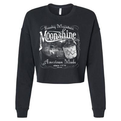 Smokey Mountain Moonshine Cropped Pullover Crew