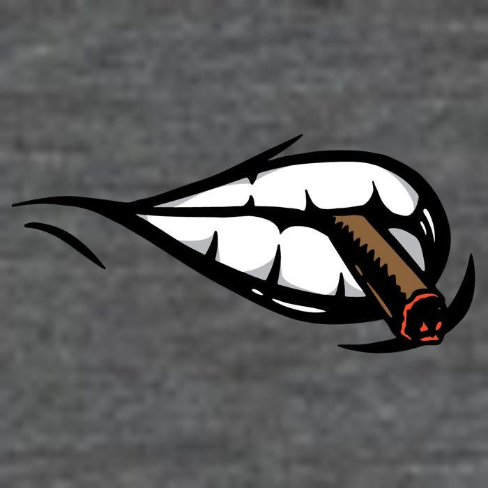 Smoking V-Neck T-Shirt