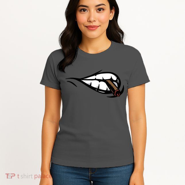 Smoking Womens T-Shirt