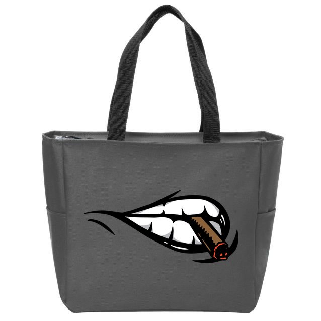 Smoking Zip Tote Bag