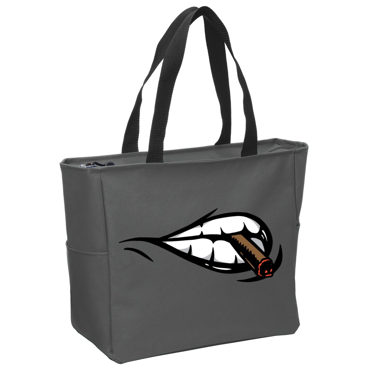 Smoking Zip Tote Bag