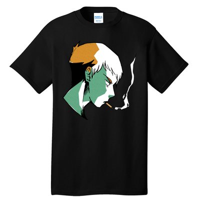 Smoking Anime Boy Tall T-Shirt