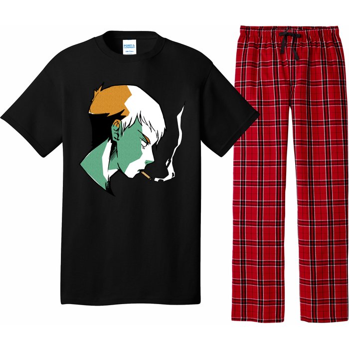 Smoking Anime Boy Pajama Set