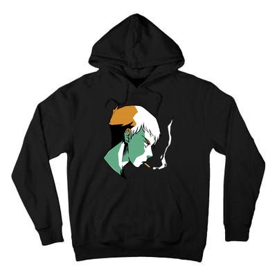 Smoking Anime Boy Tall Hoodie