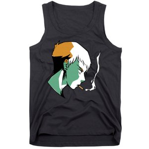 Smoking Anime Boy Tank Top