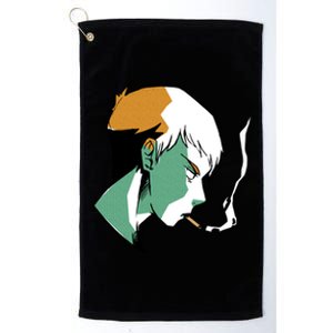 Smoking Anime Boy Platinum Collection Golf Towel