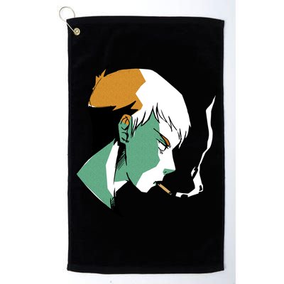 Smoking Anime Boy Golf Towel