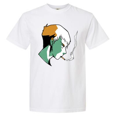 Smoking Anime Boy Garment-Dyed Heavyweight T-Shirt