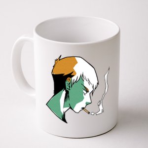 Smoking Anime Boy Coffee Mug