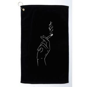 Smoking Hand Platinum Collection Golf Towel