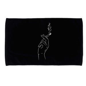 Smoking Hand Microfiber Hand Towel