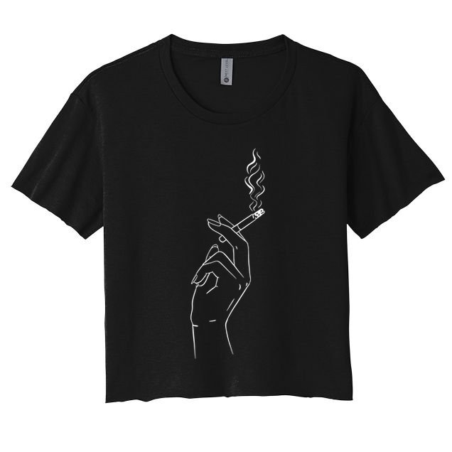 Smoking Hand Crop Top
