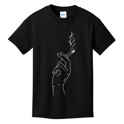 Smoking Hand Kids T-Shirt
