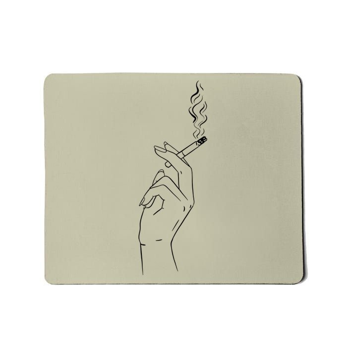 Smoking Hand Mousepad