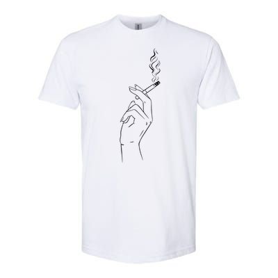 Smoking Hand Softstyle® CVC T-Shirt