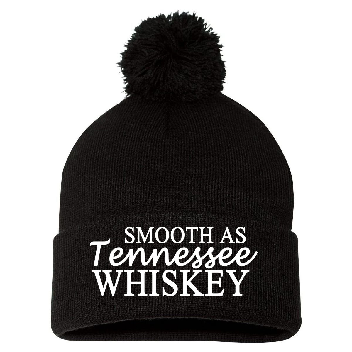 Smooth As Tennessee Whiskey Pom Pom 12in Knit Beanie