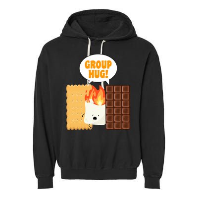 S'mores Group Hug Garment-Dyed Fleece Hoodie