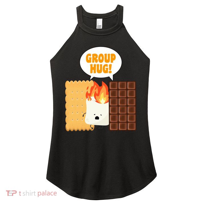 S'mores Group Hug Women's Perfect Tri Rocker Tank