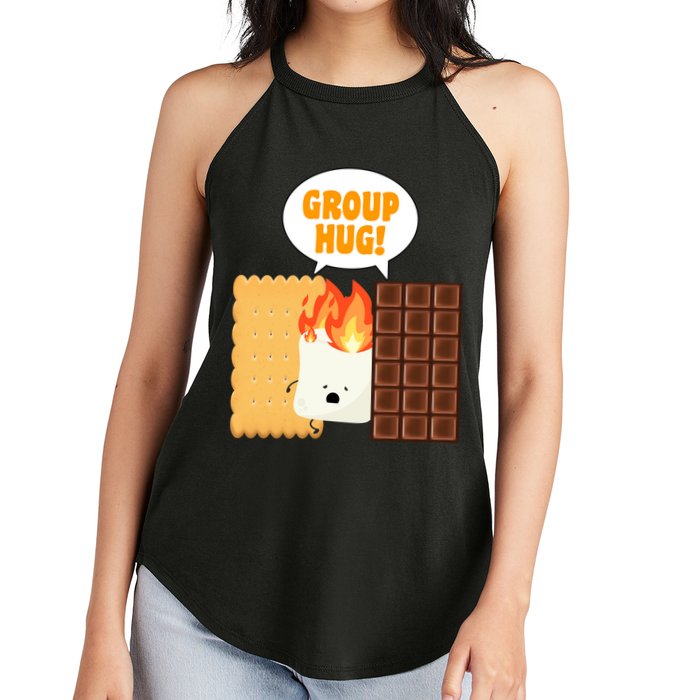 S'mores Group Hug Women's Perfect Tri Rocker Tank