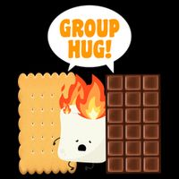 S'mores Group Hug Women's Perfect Tri Rocker Tank