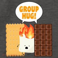 S'mores Group Hug Vector Backpack