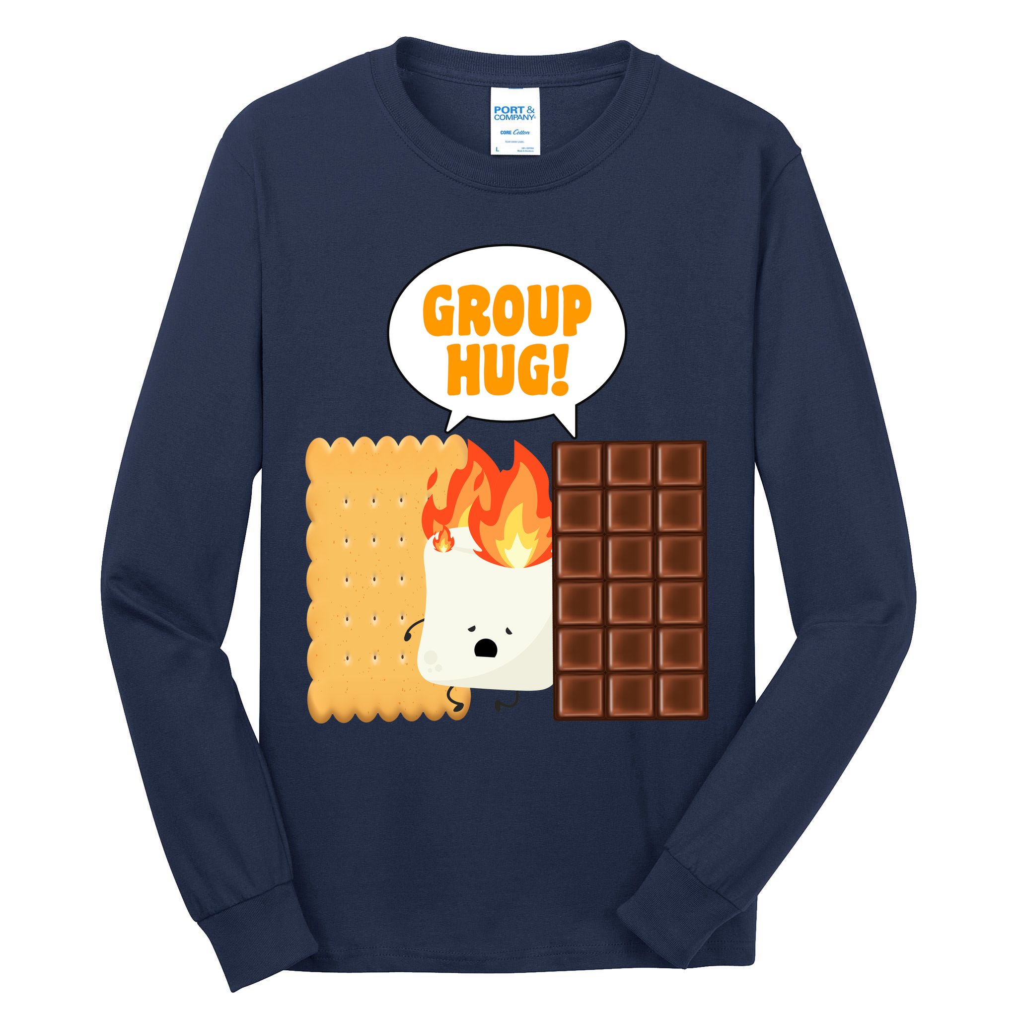 S'mores Group Hug Tall Long Sleeve T-Shirt