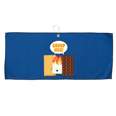 S'mores Group Hug Large Microfiber Waffle Golf Towel