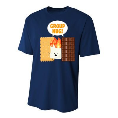 S'mores Group Hug Youth Performance Sprint T-Shirt