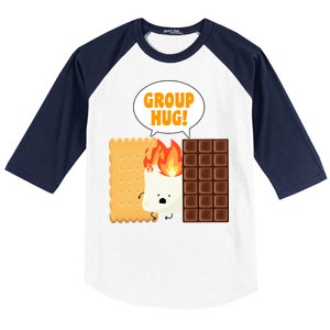 S'mores Group Hug Baseball Sleeve Shirt