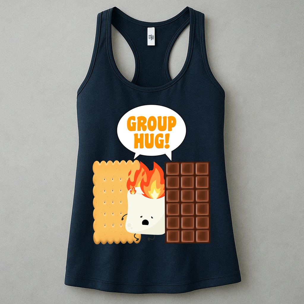 S'mores Group Hug Womens Tank Top