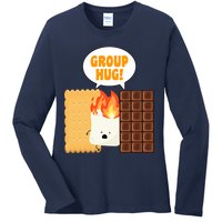 S'mores Group Hug Ladies Long Sleeve Shirt