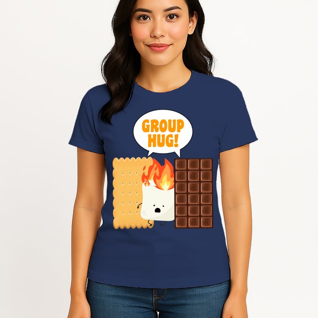 S'mores Group Hug Womens T-Shirt