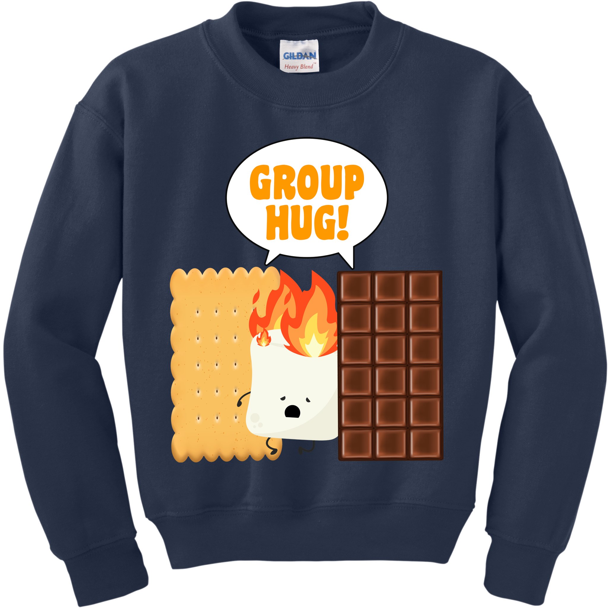 S'mores Group Hug Kids Sweatshirt