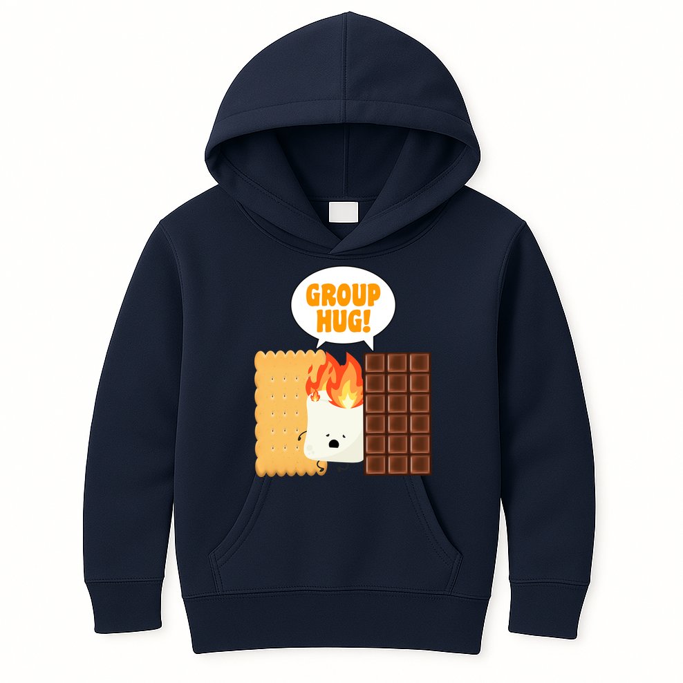 S'mores Group Hug Kids Hoodie